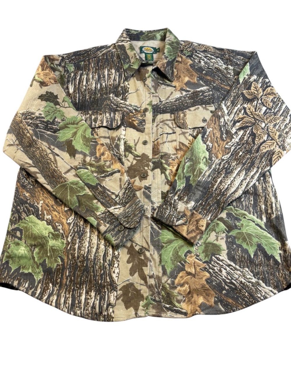 Vintage Cabela’s Realtree Camo Button Up Shirt Men's XL Heavyweight Shacket
